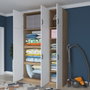 Hanah Home Armario BA104 - 2420 Nogal y Blanco
